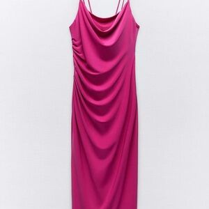 Zara Elegant  Draped Dress